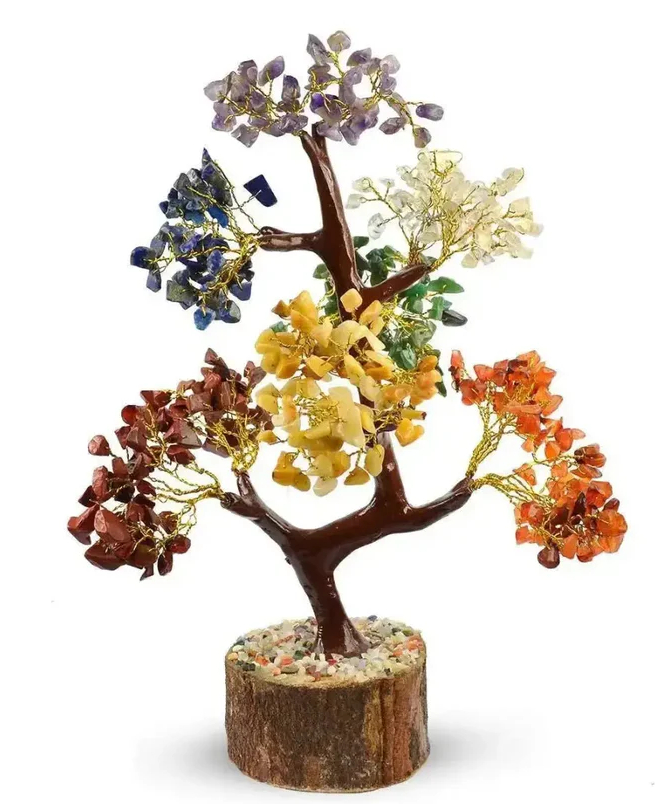 7 Chakra Natural Gem Tree